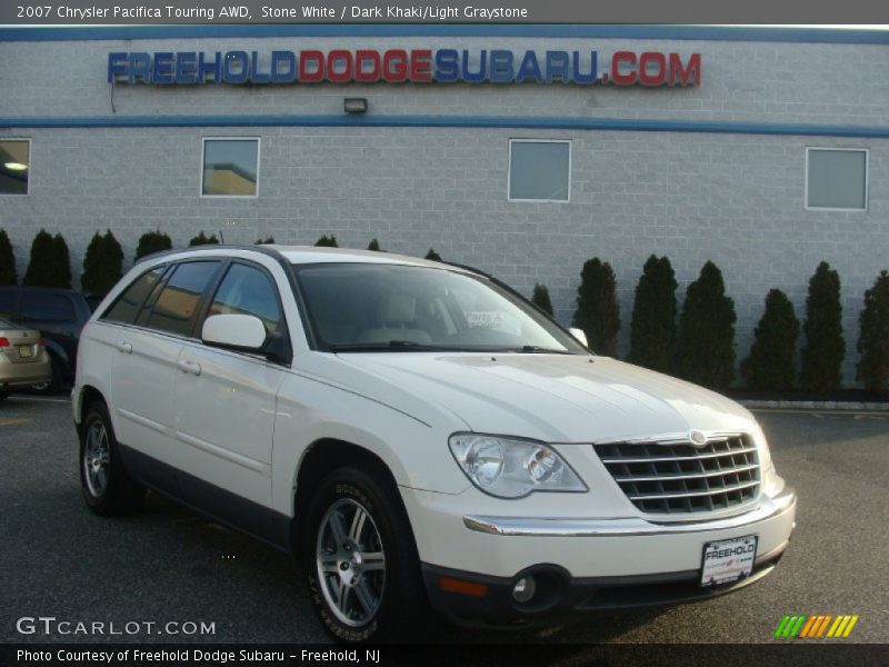 Stone White / Dark Khaki/Light Graystone 2007 Chrysler Pacifica Touring AWD