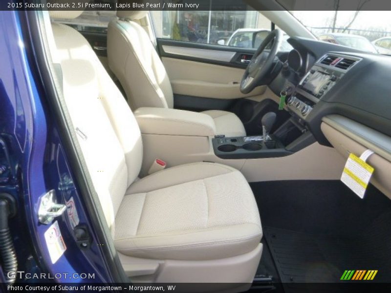 Lapis Blue Pearl / Warm Ivory 2015 Subaru Outback 2.5i Premium
