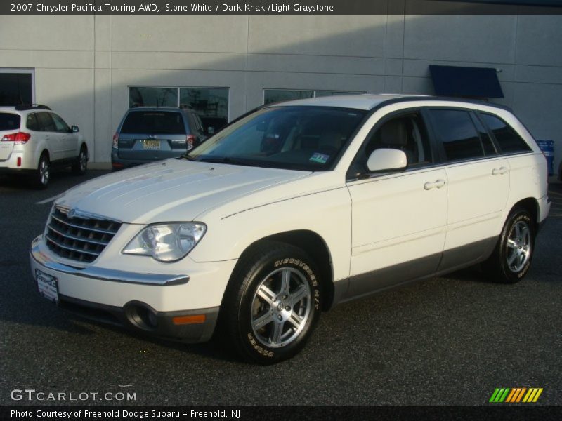 Stone White / Dark Khaki/Light Graystone 2007 Chrysler Pacifica Touring AWD