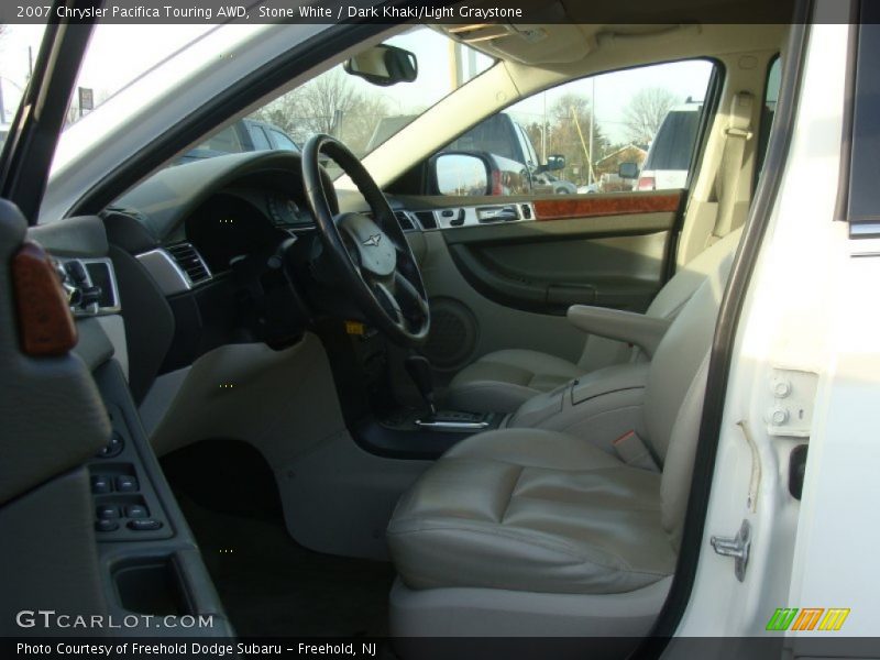Stone White / Dark Khaki/Light Graystone 2007 Chrysler Pacifica Touring AWD
