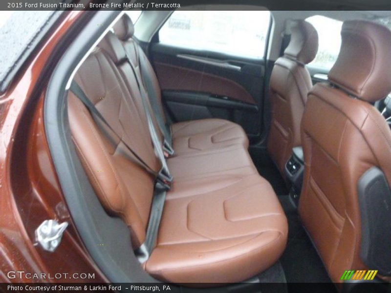 Bronze Fire Metallic / Terracotta 2015 Ford Fusion Titanium