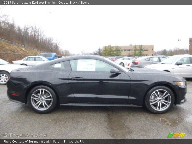 Black / Ebony 2015 Ford Mustang EcoBoost Premium Coupe
