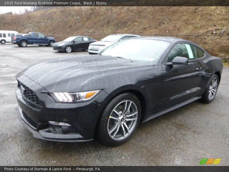 Black / Ebony 2015 Ford Mustang EcoBoost Premium Coupe