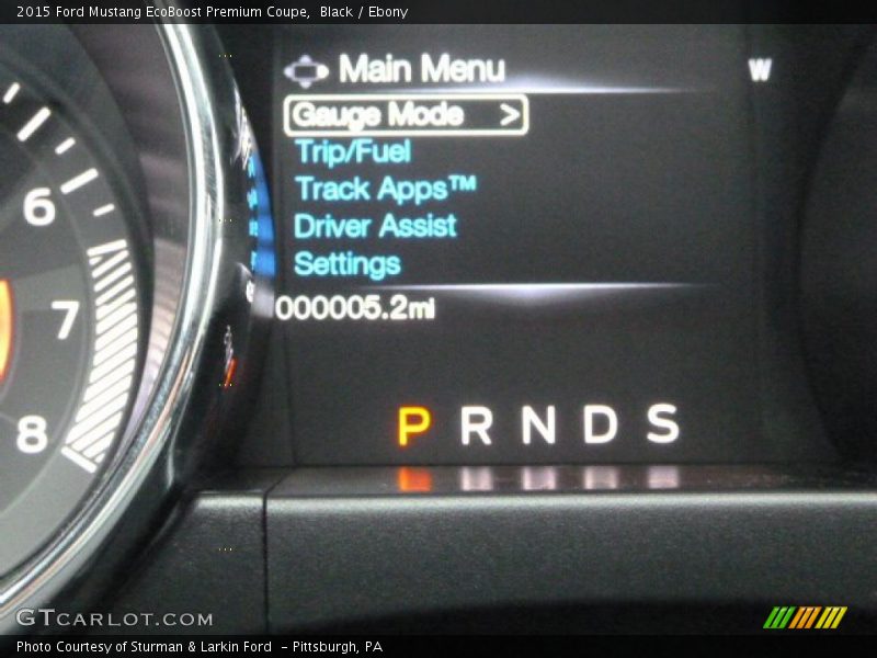 Black / Ebony 2015 Ford Mustang EcoBoost Premium Coupe