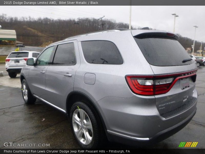 Billet Silver Metallic / Black 2015 Dodge Durango Limited AWD