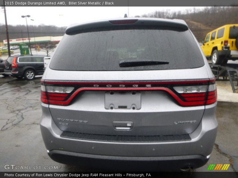 Billet Silver Metallic / Black 2015 Dodge Durango Limited AWD