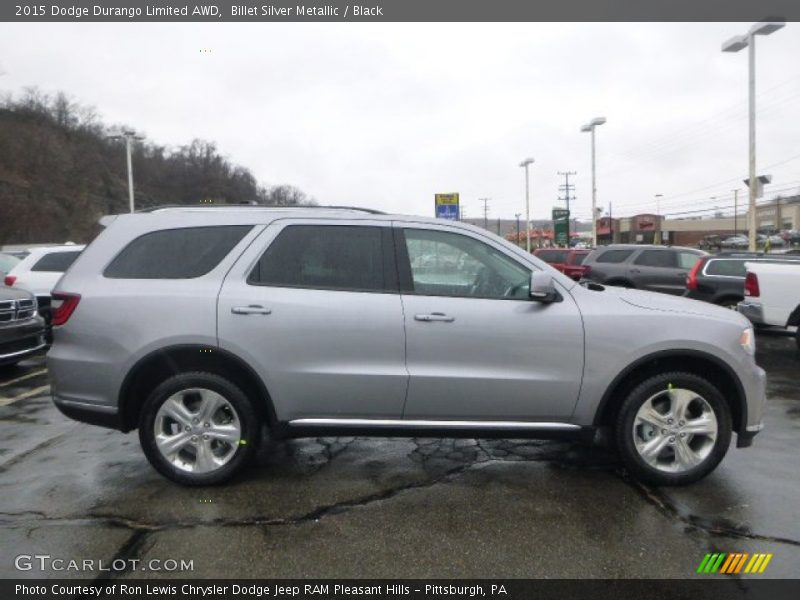 Billet Silver Metallic / Black 2015 Dodge Durango Limited AWD