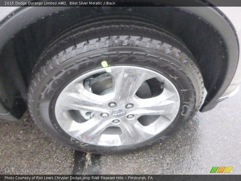 Billet Silver Metallic / Black 2015 Dodge Durango Limited AWD