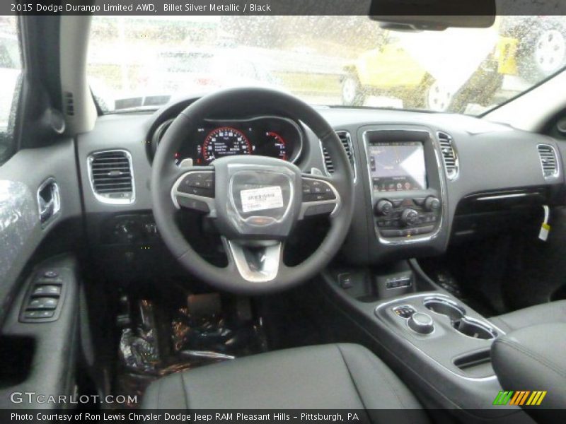 Billet Silver Metallic / Black 2015 Dodge Durango Limited AWD