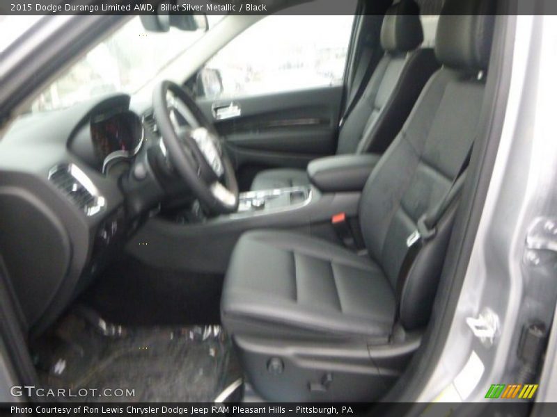 Billet Silver Metallic / Black 2015 Dodge Durango Limited AWD