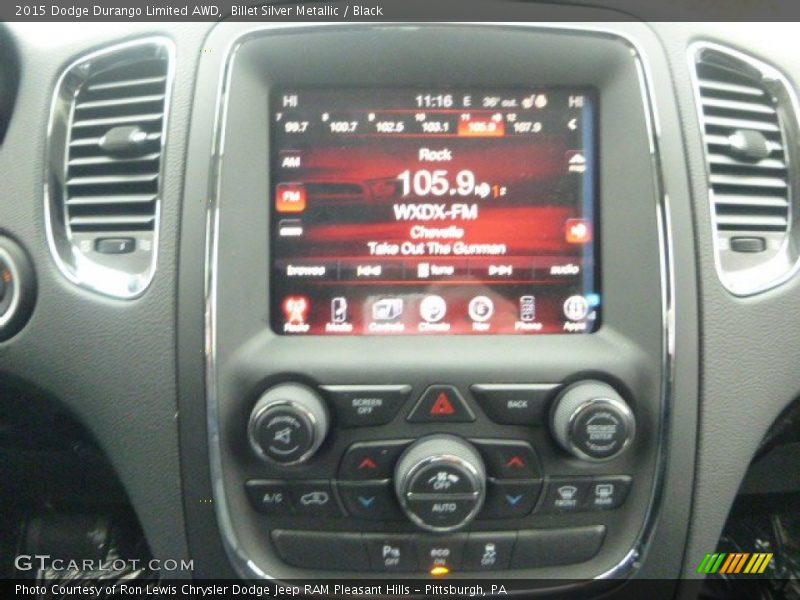 Billet Silver Metallic / Black 2015 Dodge Durango Limited AWD