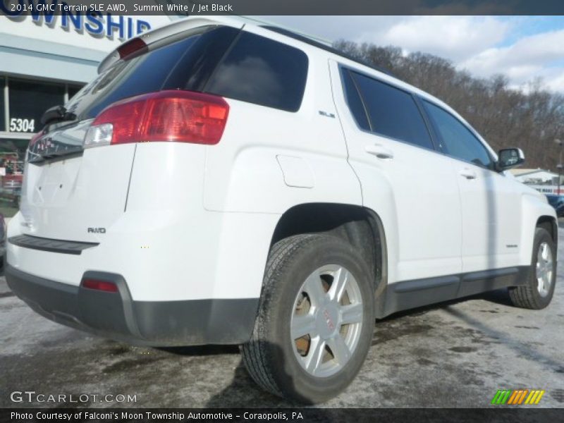Summit White / Jet Black 2014 GMC Terrain SLE AWD