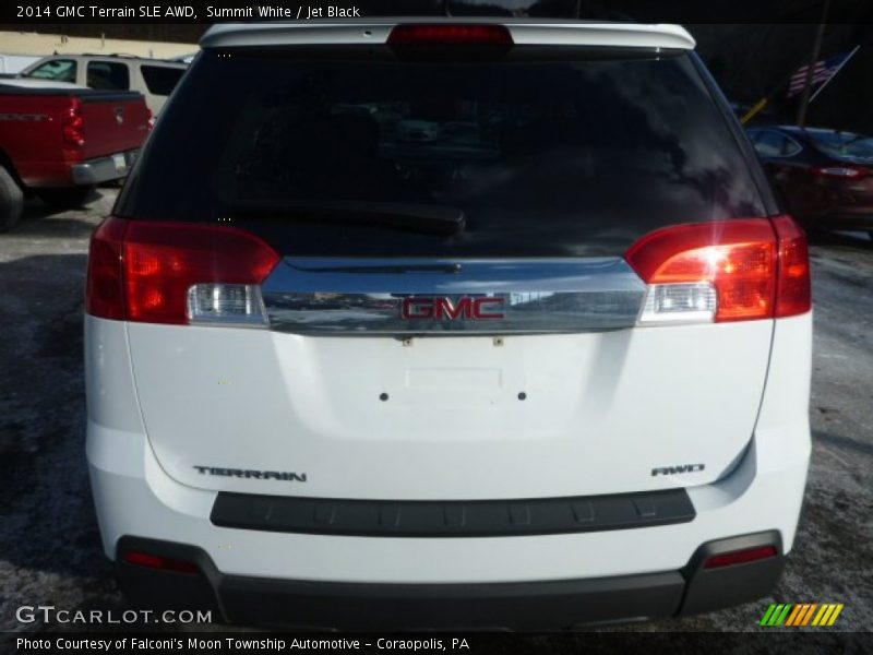 Summit White / Jet Black 2014 GMC Terrain SLE AWD