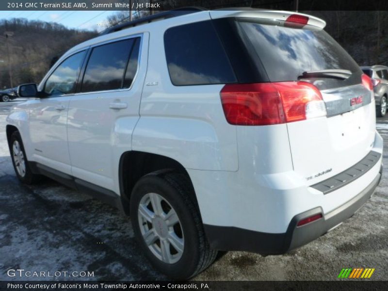 Summit White / Jet Black 2014 GMC Terrain SLE AWD