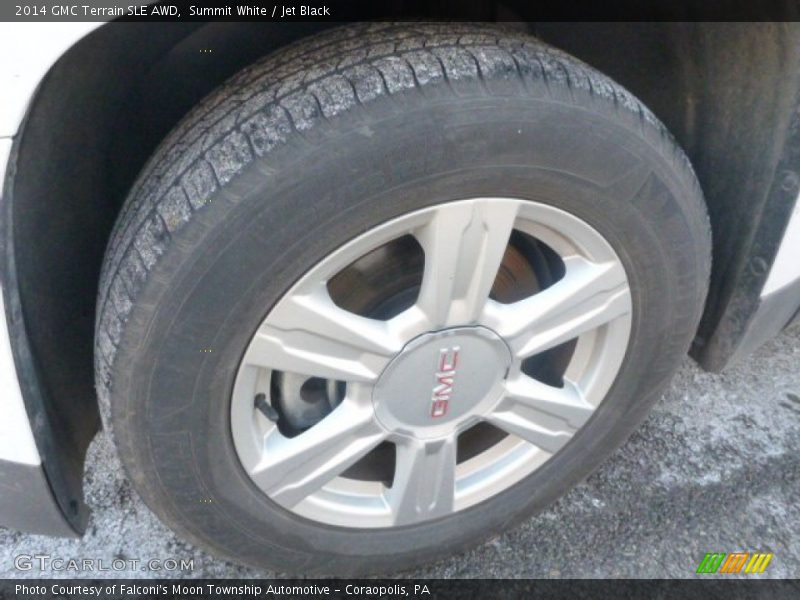 Summit White / Jet Black 2014 GMC Terrain SLE AWD