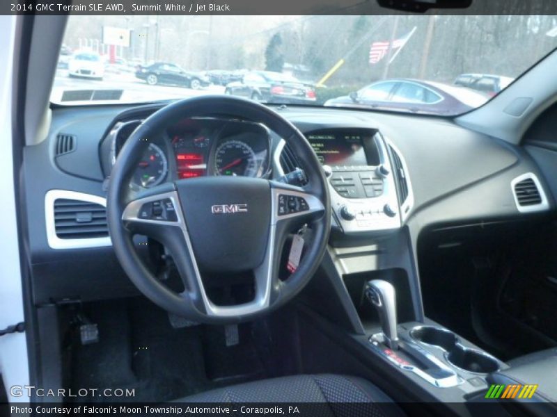 Summit White / Jet Black 2014 GMC Terrain SLE AWD