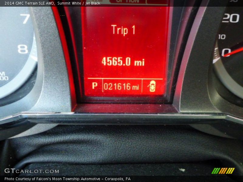 Summit White / Jet Black 2014 GMC Terrain SLE AWD