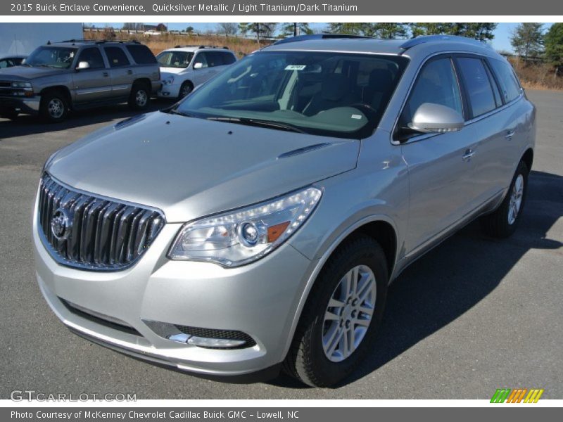 Quicksilver Metallic / Light Titanium/Dark Titanium 2015 Buick Enclave Convenience