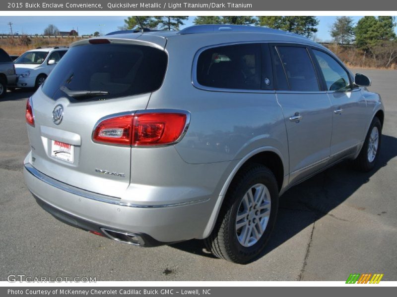Quicksilver Metallic / Light Titanium/Dark Titanium 2015 Buick Enclave Convenience