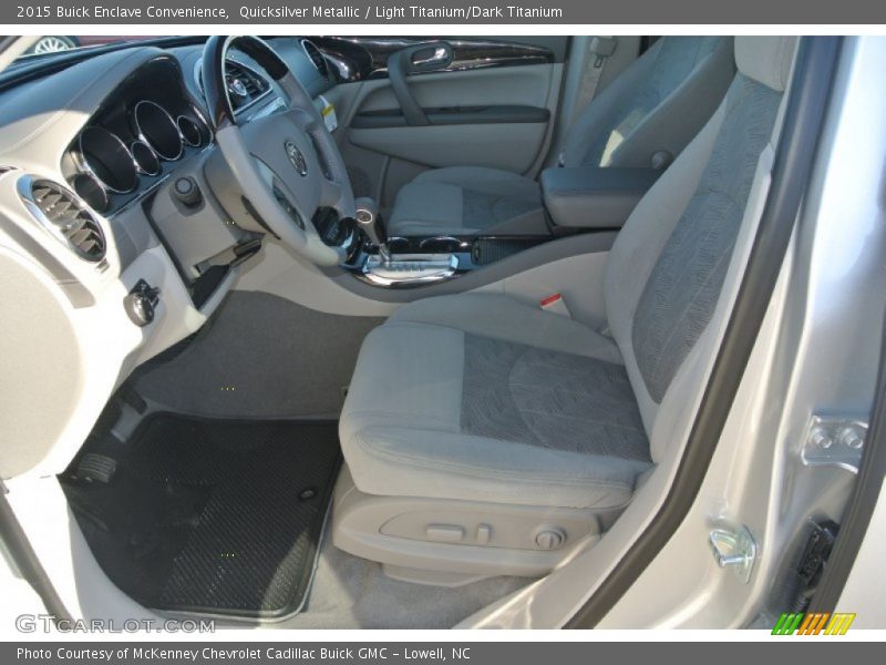 Quicksilver Metallic / Light Titanium/Dark Titanium 2015 Buick Enclave Convenience