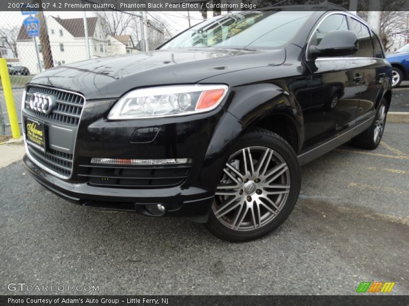Phantom Black Pearl Effect / Cardamom Beige 2007 Audi Q7 4.2 Premium quattro