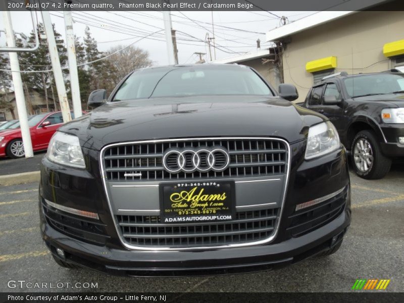 Phantom Black Pearl Effect / Cardamom Beige 2007 Audi Q7 4.2 Premium quattro