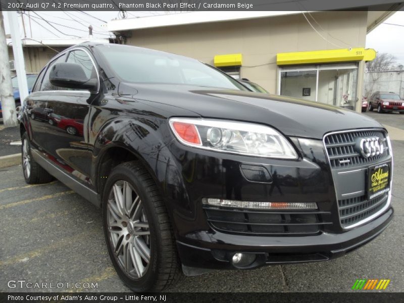 Phantom Black Pearl Effect / Cardamom Beige 2007 Audi Q7 4.2 Premium quattro