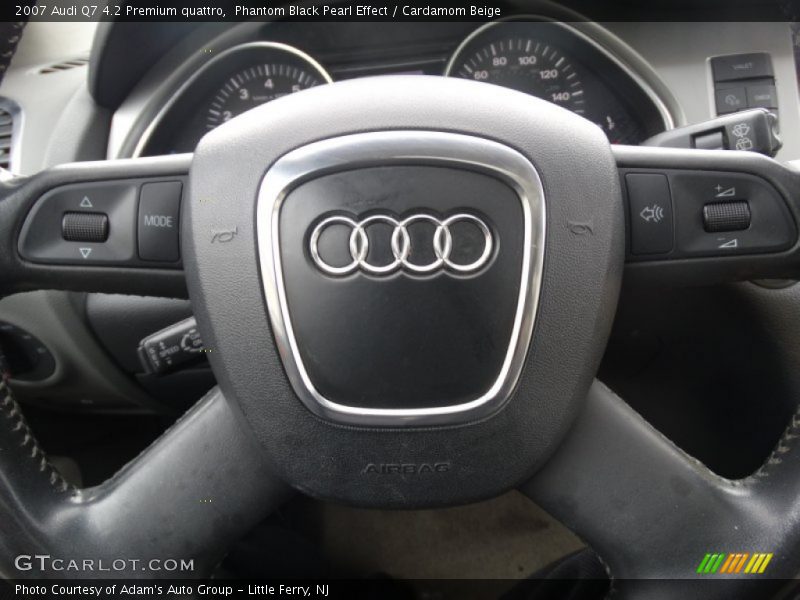 Phantom Black Pearl Effect / Cardamom Beige 2007 Audi Q7 4.2 Premium quattro