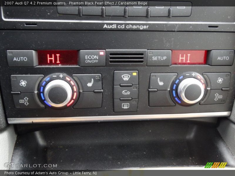 Phantom Black Pearl Effect / Cardamom Beige 2007 Audi Q7 4.2 Premium quattro