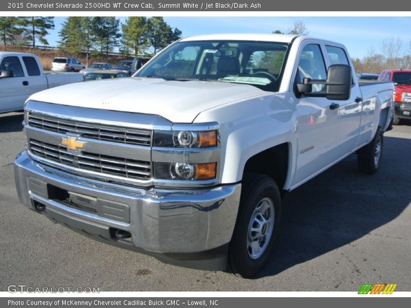 Summit White / Jet Black/Dark Ash 2015 Chevrolet Silverado 2500HD WT Crew Cab