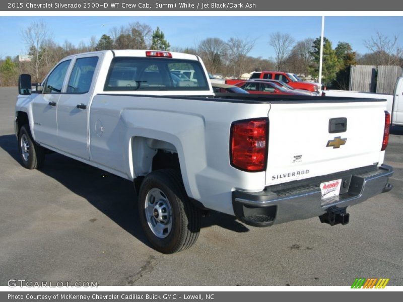 Summit White / Jet Black/Dark Ash 2015 Chevrolet Silverado 2500HD WT Crew Cab