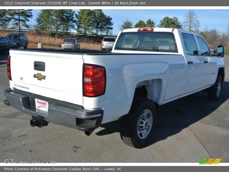Summit White / Jet Black/Dark Ash 2015 Chevrolet Silverado 2500HD WT Crew Cab