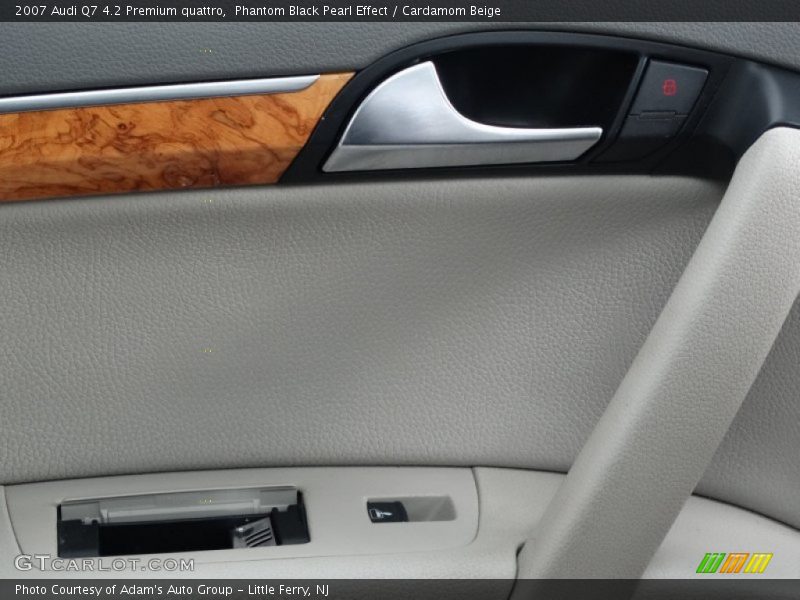 Phantom Black Pearl Effect / Cardamom Beige 2007 Audi Q7 4.2 Premium quattro
