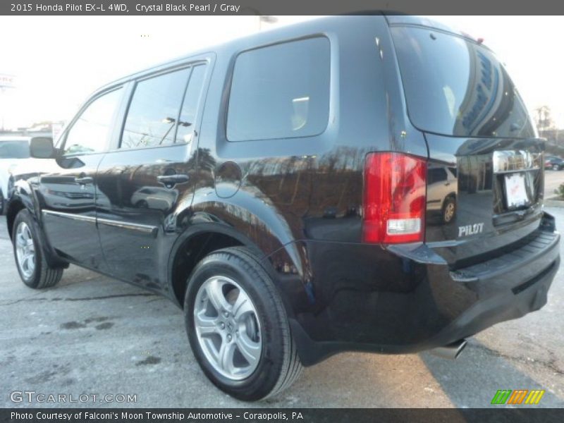 Crystal Black Pearl / Gray 2015 Honda Pilot EX-L 4WD