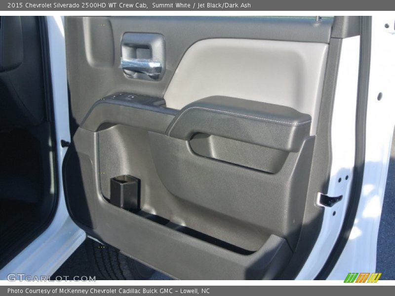 Summit White / Jet Black/Dark Ash 2015 Chevrolet Silverado 2500HD WT Crew Cab