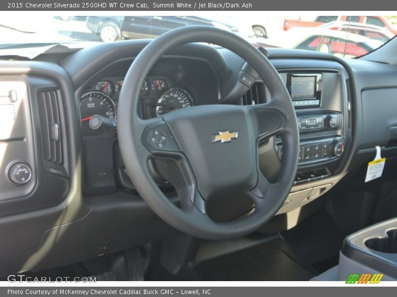 Summit White / Jet Black/Dark Ash 2015 Chevrolet Silverado 2500HD WT Crew Cab