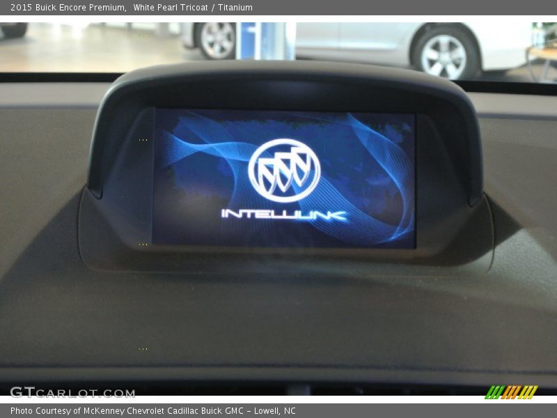 White Pearl Tricoat / Titanium 2015 Buick Encore Premium