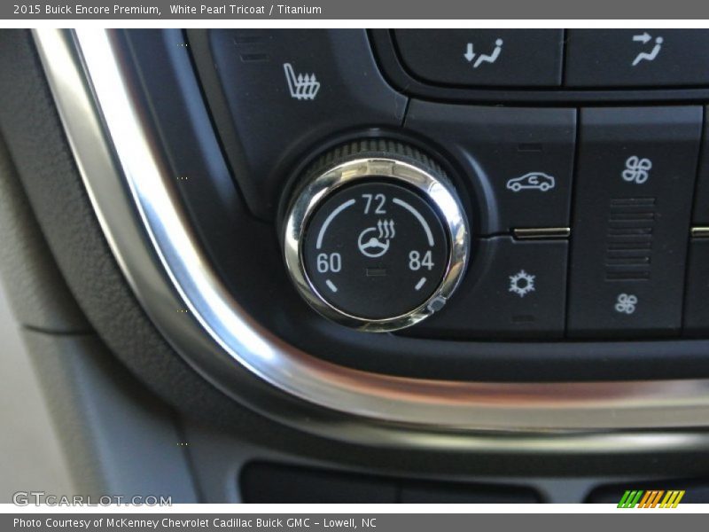 White Pearl Tricoat / Titanium 2015 Buick Encore Premium