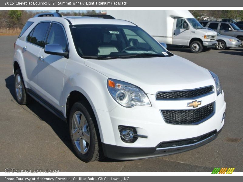 Summit White / Light Titanium/Jet Black 2015 Chevrolet Equinox LTZ