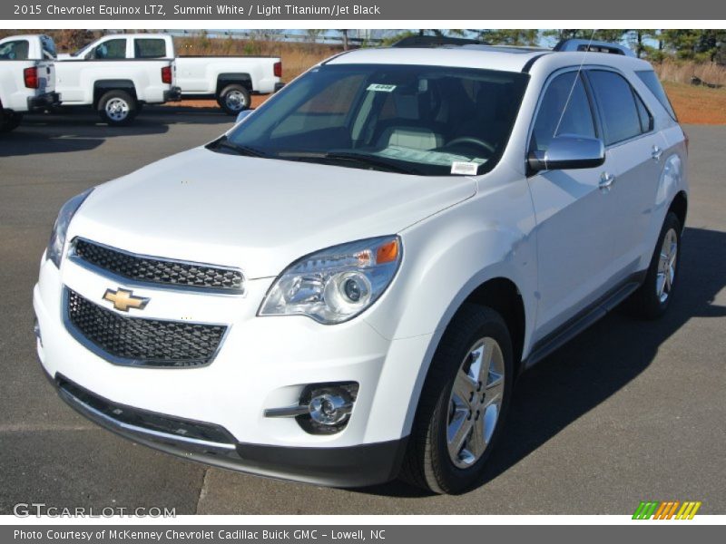 Summit White / Light Titanium/Jet Black 2015 Chevrolet Equinox LTZ