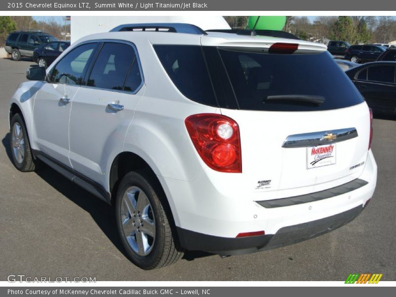 Summit White / Light Titanium/Jet Black 2015 Chevrolet Equinox LTZ