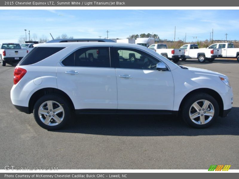Summit White / Light Titanium/Jet Black 2015 Chevrolet Equinox LTZ