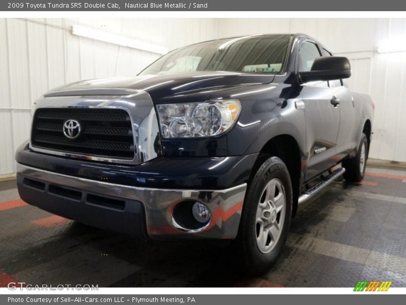 Nautical Blue Metallic / Sand 2009 Toyota Tundra SR5 Double Cab