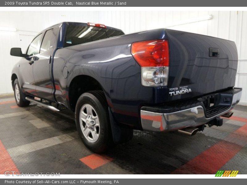 Nautical Blue Metallic / Sand 2009 Toyota Tundra SR5 Double Cab