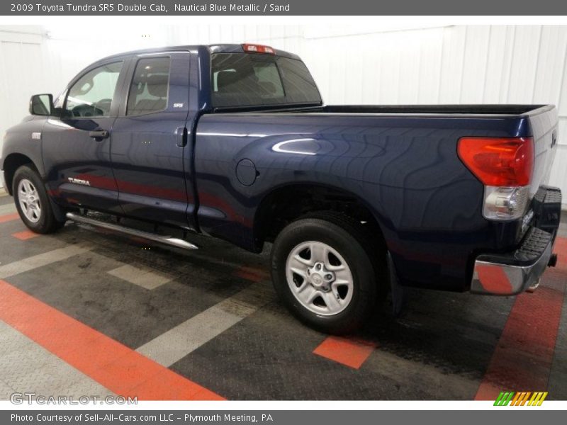 Nautical Blue Metallic / Sand 2009 Toyota Tundra SR5 Double Cab