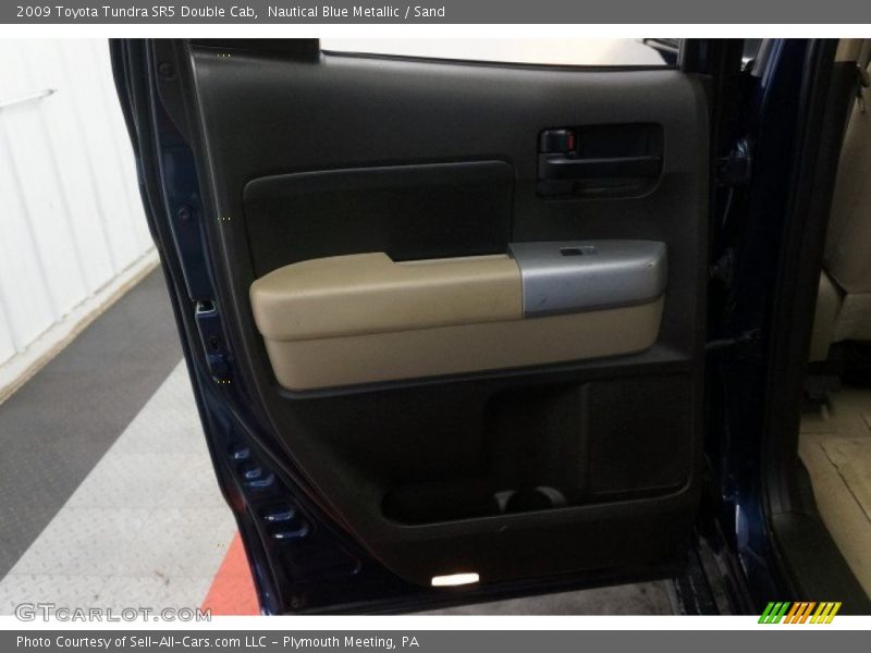 Nautical Blue Metallic / Sand 2009 Toyota Tundra SR5 Double Cab