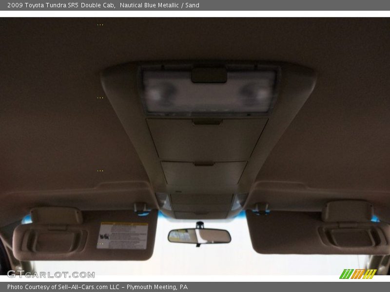 Nautical Blue Metallic / Sand 2009 Toyota Tundra SR5 Double Cab