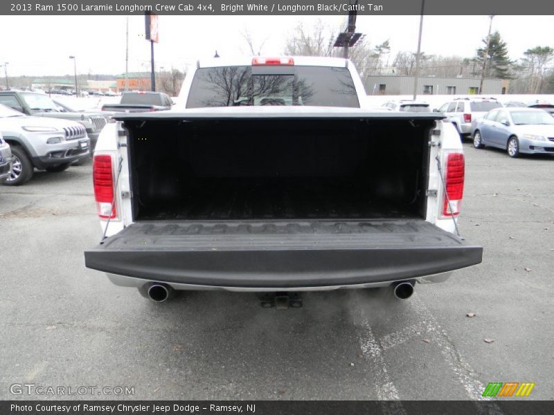 Bright White / Longhorn Black/Cattle Tan 2013 Ram 1500 Laramie Longhorn Crew Cab 4x4