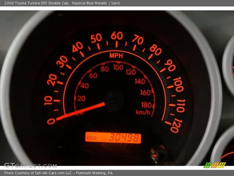 Nautical Blue Metallic / Sand 2009 Toyota Tundra SR5 Double Cab