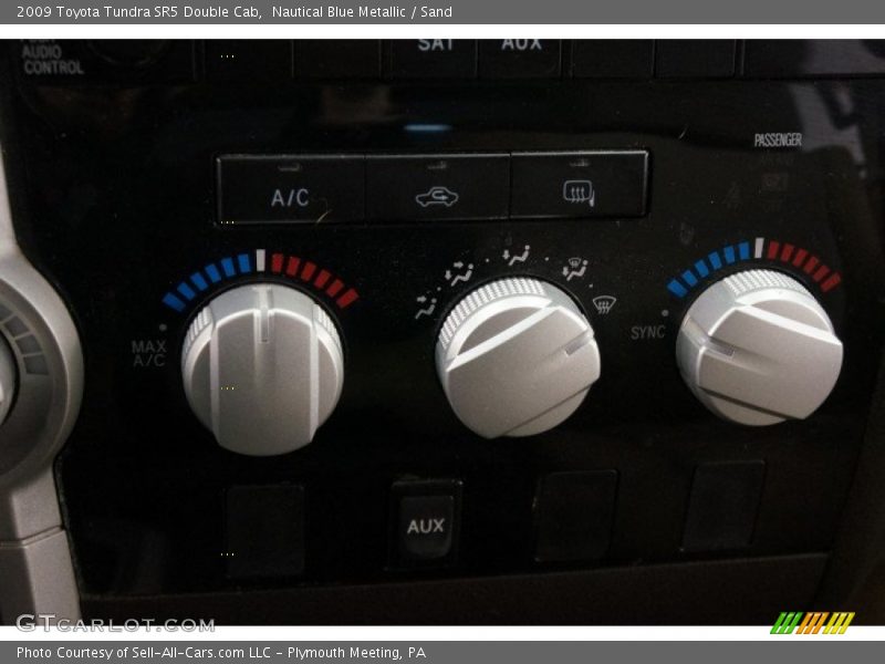 Nautical Blue Metallic / Sand 2009 Toyota Tundra SR5 Double Cab